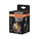 OSRAM LED globe filament 1906.spiral G80 4.6W/40W E27 2700K 470lm Dim 15Y ; čirá