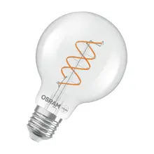 OSRAM LED globe filament 1906.spiral G80 7.2W/60W E27 2700K 806lm Dim 15Y ; čirá