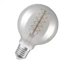 OSRAM LED globe filament 1906.spiral G95 7.8W/30W E27 1800K 360lm Dim;kouřová