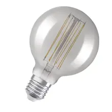 OSRAM LED globe filament 1906.straight G125 11W/42W E27 1800K 500lm Dim;kouř