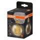 OSRAM LED globe filament 1906.straight G80 4.8W/37W E27 2200K 420lm Dim;zlatá