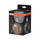OSRAM LED globe filament 1906.straight G95 11W/42W E27 1800K 500lm Dim 15Y ;kouř