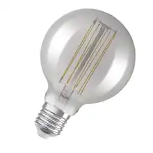 OSRAM LED globe filament 1906.straight G95 11W/42W E27 1800K 500lm Dim;kouřová