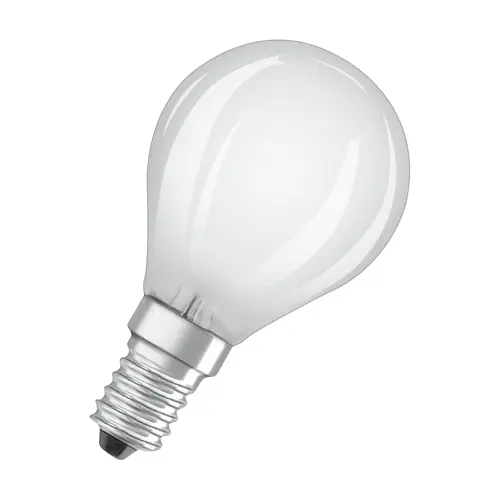 OSRAM LED kapka COMF P45 3.4W/40W E14 4000K 470lm Dim 15Y opál