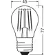 OSRAM LED kapka filament COMF P45 3.4W/40W E27 4000K 470lm Dim 15Y čirá
