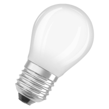OSRAM LED kapka filament PARATHOM P45 4.8W/40W E27 2700K 470lm Dim 15Y opál˙