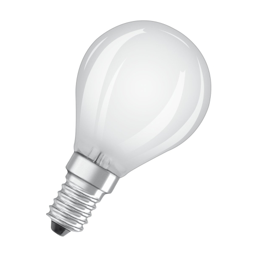 OSRAM LED kapka filament STAR P45 3.4W/40W E14 2700K 470lm NonDim 15Y opál