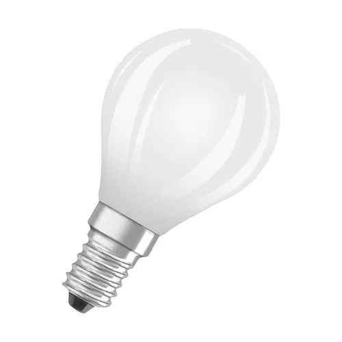 OSRAM LED kapka filament UE P45 2.2W/40W E14 4000K 470lm NonDim 50Y opál