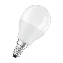 OSRAM LED kapka P47 5.5W/40W E14 2700K/RGBW 470lm Dim 25Y opál ;REM.