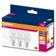 OSRAM LED kapka VALUE P45 4.9W/40W E14 2700K 470lm NonDim 15Y opál 3-pack