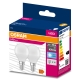 OSRAM LED kapka VALUE P45 4.9W/40W E14 4000K 470lm NonDim 15Y opál 2-pack