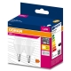 OSRAM LED kapka VALUE P45 7W/60W E14 3000K 806lm NonDim 15Y opál 2-pack