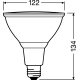 OSRAM LED reflektor PARATHOM PAR38 12.5W/120W E27 2700K 1035lm/15° NonDim 25Y