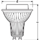 OSRAM LED reflektor PARATHOM.PRO PAR16 9.5W/80W GU10 2700K 575lm/36° Dim 40Y