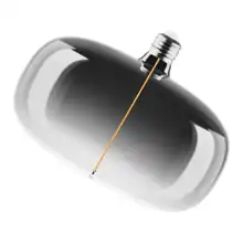 OSRAM LED speciální globe filament 1906.BELP 4W/6W E27 1800K 120lm Dim;kouř.