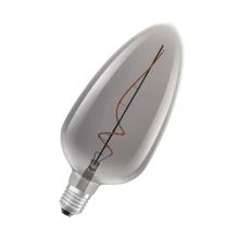 OSRAM LED speciální globe filament 1906 C125 4W/15W E27 1800K 140lm Dim ;kouřová
