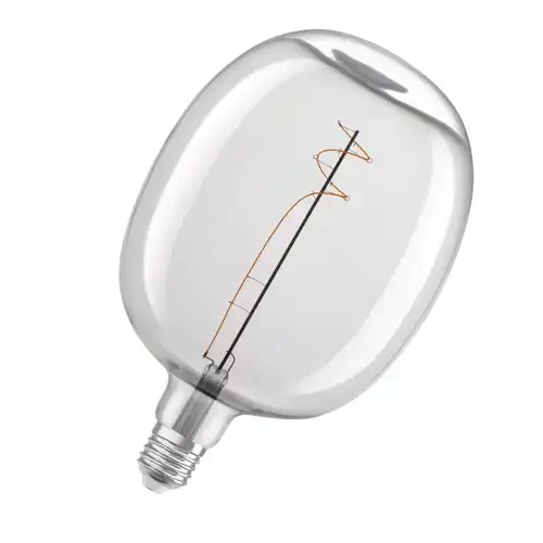 OSRAM LED speciální globe filament 1906 D170G 4.8W/30W E27 2700K 400lm Dim ;bílá