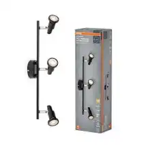 OSRAM LED stropní svítidlo Bodové 3X3.4W 927 GU10 Černá