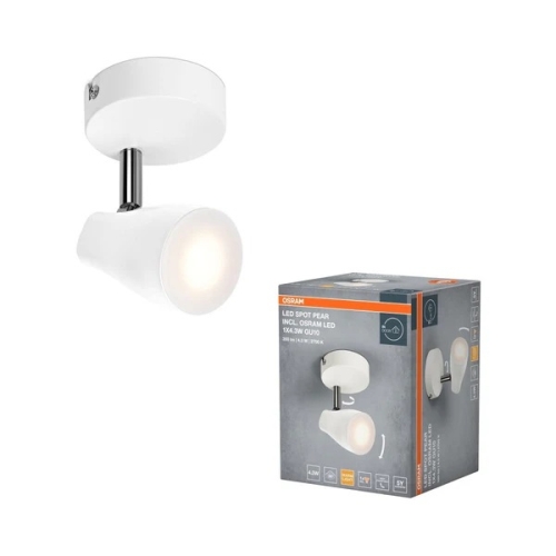 OSRAM LED stropní svítidlo Bodové PEAR 1X4.3W 827 GU10 Bílá