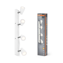 OSRAM LED stropní svítidlo Bodové PEAR 600MM 4X4.3W 827 GU10 Bílá