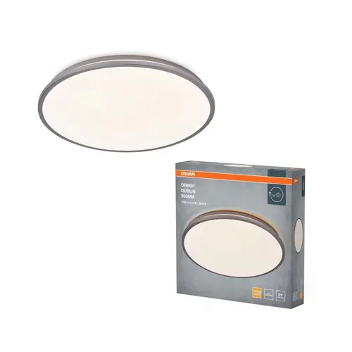 OSRAM LED stropní svítidlo ORBIS DUBLIN 390MM 24W 830 Stříbrná