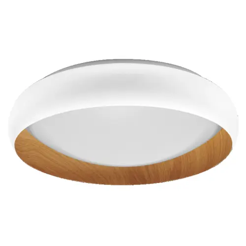 OSRAM LED stropní svítidlo ORBIS LIVIA 430 24W 830 CLICKDIM Bílá a Dřevo