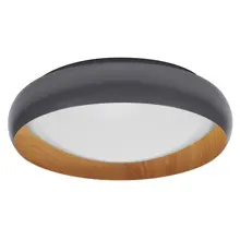 OSRAM LED stropní svítidlo ORBIS LIVIA 430 24W 830 CLICKDIM Šedá a Dřevo
