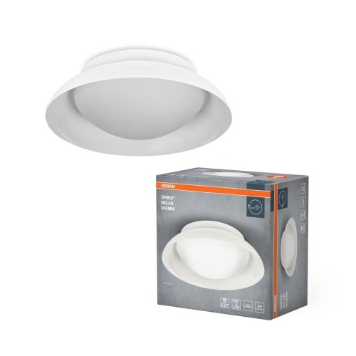OSRAM LED stropní svítidlo ORBIS MILAN 305MM 2XE27 Bílá