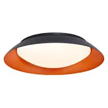 OSRAM LED stropní svítidlo ORBIS PLATE 480 45W 830 CLICKDIM Černá a Oranžová