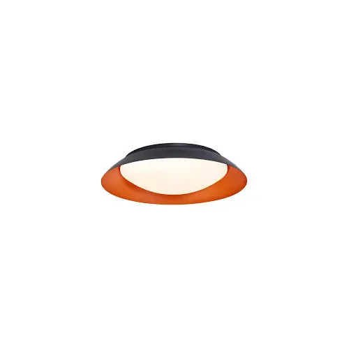 OSRAM LED stropní svítidlo ORBIS PLATE 480 45W 830 CLICKDIM Černá a Oranžová