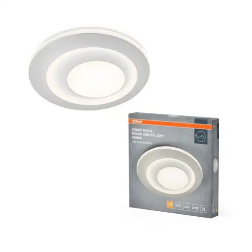OSRAM LED stropní svítidlo ORBIS SPIRAL OVAL 720X580MM 63W 830 Bílá