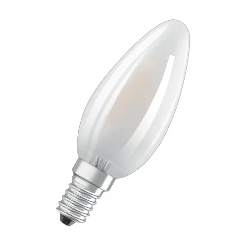 OSRAM LED svíčka COMF B35 3.4W/40W E14 2700K 470lm Dim 15Y opál