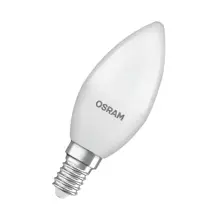OSRAM LED svíčka COMF B37 4.9W/40W E14 2700K 470lm NonDim 30Y opál