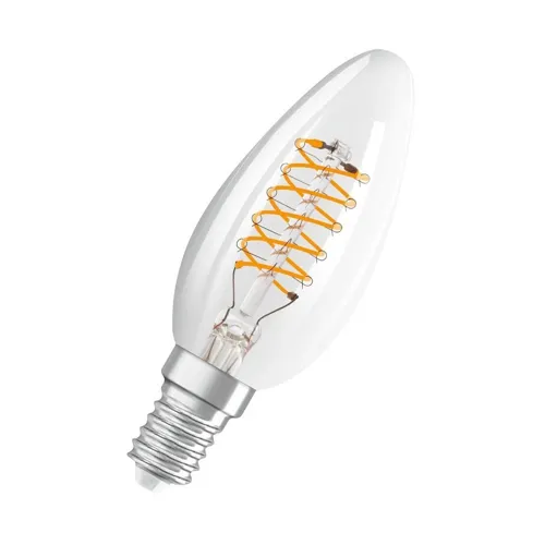 OSRAM LED svíčka filament 1906 B35 4.8W/40W E14 2700K 470lm Dim 15Y ; čirá