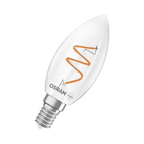 OSRAM LED svíčka filament 1906.spiral B35 3.1W/28W E14 2700K 300lm Dim;čirá