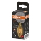 OSRAM LED svíčka filament 1906.spiral B35 3.4W/25W E14 1800K 250lm Dim 15Y ;zlat