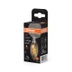 OSRAM LED svíčka filament 1906.spiral B35 3.5W/28W E14 2200K 300lm Dim;zlatá