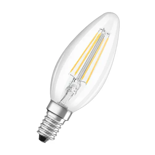 OSRAM LED svíčka filament COMF B35 3.4W/40W E14 4000K 470lm Dim 15Y čirá