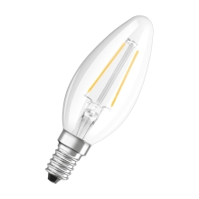 OSRAM LED svíčka filament PARATHOM B35 2.5W/25W E14 2700K 250lm NonDim 15Y˙