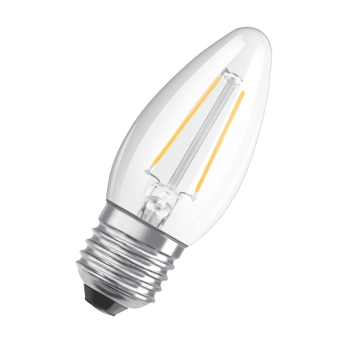 OSRAM LED svíčka filament PARATHOM B35 4.8W/40W E27 2700K 470lm Dim 15Y˙
