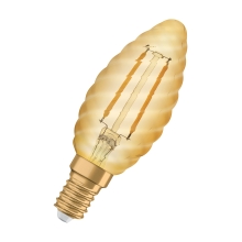 OSRAM LED svíčka filament Vintage .1906 B35 1.5W/12W E14 2400K 120lm NonDim 15Y˙