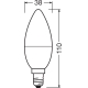OSRAM LED svíčka VALUE B35 7W/60W E14 6500K 806lm NonDim 15Y FR