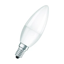 OSRAM LED svíčka VALUE B38 5.7W/40W E14 2700K 470lm NonDim 10Y FR