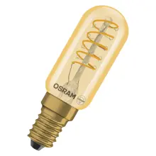 OSRAM LED zářivka filament 1906 T25 2.8W/25W E14 2200K 250lm Dim 15Y zlatá