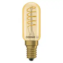 OSRAM LED zářivka filament 1906 T25 4.8W/36W E14 2200K 420lm Dim 15Y zlatá