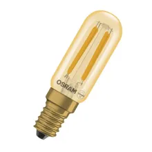 OSRAM LED zářivka filament 1906 T25 4.8W/40W E14 2200K 470lm Dim 15Y zlatá