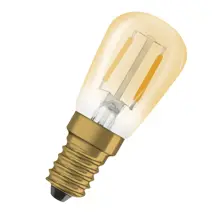 OSRAM LED zářivka filament 1906 T26 1.6W/5W E14 2400K 50lm NonDim 15Y zlatá