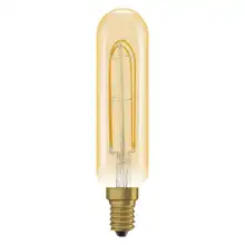 OSRAM LED zářivka filament 1906 T28 4.8W/36W E14 2200K 420lm Dim 15Y zlatá