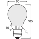 OSRAM LED žárovka COMF A60 2.2W/25W E27 2700K 300lm Dim 15Y opál