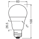 OSRAM LED žárovka COMF A60 9.4W/60W E27 2700K 806lm NonDim 30Y opál